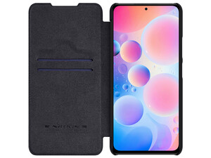 کیف چرمی محافظ نیکین شیائومی NillkinXiaomi Redmi K40/K40 Pro/K40 Pro+/Mi 11i/Poco F3 Qin leather case k40