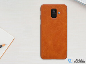 کیف چرمی نیلکین سامسونگ Nillkin Qin Leather Case Samsung Galaxy A6 2018