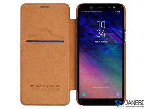 کیف چرمی نیلکین سامسونگ Nillkin Qin Leather Case Samsung Galaxy A6 2018