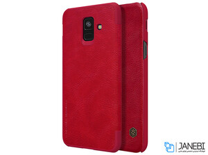 کیف چرمی نیلکین سامسونگ Nillkin Qin Leather Case Samsung Galaxy A6 2018