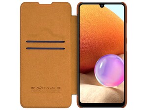 کیف چرمی نیلکین سامسونگ Nillkin Qin Leather Case Samsung A32 4G