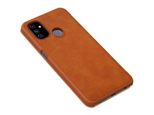 کیف چرمی نیلکین وان پلاس Nillkin Qin Leather Case OnePlus Nord N100