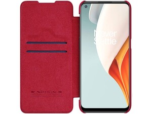 کیف چرمی نیلکین وان پلاس Nillkin Qin Leather Case OnePlus Nord N100