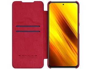 کیف چرمی نیلکین شیائومی Nillkin Qin Leather Case Xiaomi Poco 3X NFC