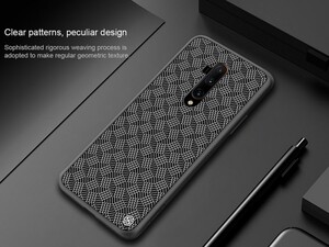 قاب محافظ فیبر نیلکین وان پلاس Nillkin Synthetic Fiber Plaid Case OnePlus 7T Pro