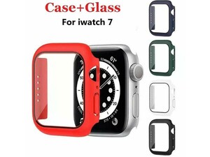 محافظ صفحه نمایش اپل‌واچ سری 7 راک Rock Integrated Protective Case And Film for Apple Watch 7 45mm