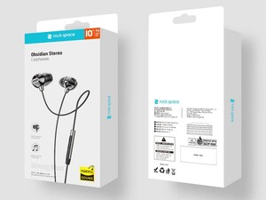 هندزفری با سیم راک Rock RAU0695 Obsidian Stereo Earphones