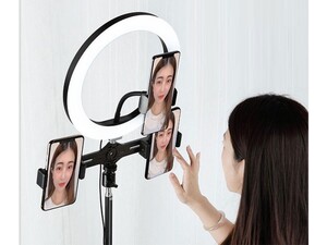 سه پایه رینگ لایت موبایل راک Rock RPH0948 Selfie Ring Light