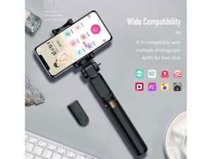 مونوپاد بلوتوثی سه پایه دار راک Rock RPH0882 Bluetooth Remote Selfie Stick