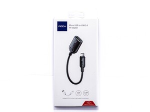 قیمت مبدل میکرو یو اس بی به یو اس بی 11 سانتی متری راک ROCK Micro USB  to USB 2.0 Adapter