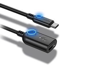 مبدل تایپ سی به یو اس بی 3.0 11 سانتی متری راک ROCK Type-C to USB 3.0 Adapter