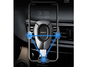 پایه نگهدارنده گوشی راک ROCK Pro Gravity Air Vent Car Mount