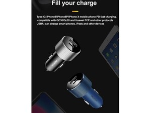 شارژر فندکی سریع راک Rock Sitor PD Fast Charge Car Charger