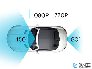 آینه دوربین دار خودرو راک Rockspace Dash Cam With Rear View Mirror