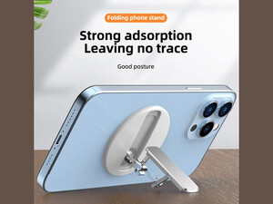 پایه نگهدارنده مغناطیسی تاشو با چرخش 360 درجه آها استایل AhaStyle 360 Degree Rotation Foldable Magnetic Holder Stand For iPhone 12 13