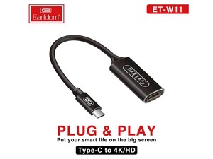 مبدل تایپ سی  به اچ دی ام آی Earldom Type C to HDMI 4K/HD Converter Plug & Play ET-W11