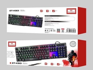 کیبورد با سیم مخصوص بازی ارلدام Earldom ET-KB3 Gaming Keyboard