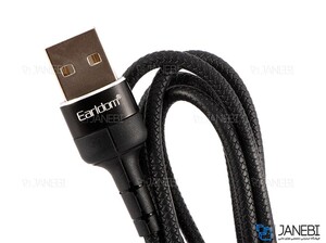 کابل چرمی تایپ- سی ارلدام Earldom Type-C Cable EC-050C 1m