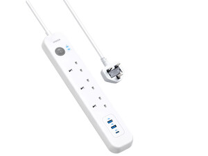 فروش چند راهی4 سوکت 2 یواس‌بی انکر  Anker PowerExtend 6-IN-1 USB PowerStrip A9141K21