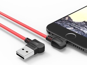 کابل شارژ و انتقال داده لایتنینگ اوریکو ORICO Right-angled Apple Lightning Charging Cable LTW 1m