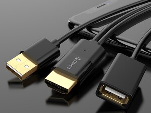 مبدل یو اس بی به HDMI اوریکو Orico USB to HDMI Adapter PE-P1 دارای کیفیت تصویر 1080P