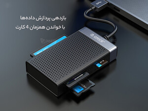 قیمت رم ریدر تایپ سی اوریکو Orico CL4T-C3 USB-C to SD Card Reader