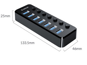 فروش هاب یو اس بی 7 پورت اوریکو ORICO TSU3-7A 7 Port USB3.0 HUB