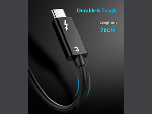 کابل تاندربولت اوریکو ORICO TBL07 Certified Thunderbolt 3 Data Cable (0.7M)