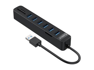 هاب 6 پورت و رم ریدر اوریکو ORICOT TWU3-6AST 6-Port USB3.0 HUB with Card Reader