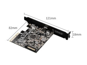 هاب اینترنال تایپ سی اوریکو Orico PE20-1C PCIe Expansion Card for Desktop