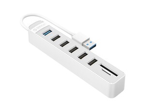 هاب 6 پورت و رم ریدر اوریکو ORICO TWU32-6AST 6-Port USB3.0 HUB with Card Reader