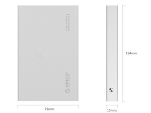 باکس هارد درایو 2.5 اینچی اوریکو Orico 2518S3  Aluminum 2.5 inch Hard Drive Enclosure