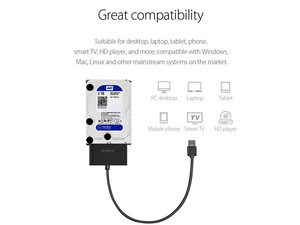 مبدل هارد USB 3.0 به SATA 3 اوریکو ORICO 20UTS USB 3.0 to SATA3.0 Hard Drive Adapter