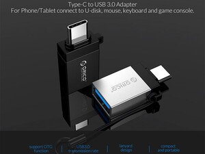 مبدل تایپ سی به یو اس بی اوریکو Orico UT01 Type-C to USB3.0 Adapter