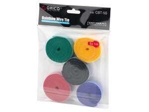 بند چسبی رنگین کمانی کابل اوریکو ORICO CBT-5S 1M Hook and Loop Cable Ties