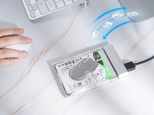 باکس هارد اینترنال به اکسترنال اوریکو ORICO 2.5 inch Transparent USB3.0 Hard Drive Enclosure 2129U3