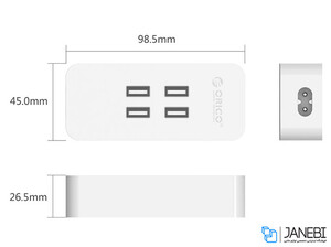 هاب شارژر orico dcv-4u
