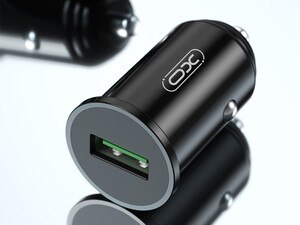 خرید شارژ فندکی ایکس او XO 18W QC3.0 car charger with Lighting cable TZ12