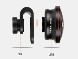 لنز فیش آی گوشی موبایل Iboolo IB-10MM 210 degree Super Fisheye Lens