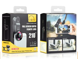 لنز سوپر فیش آی گوشی موبایل Iboolo IB-10MM 210 degree Super Fisheye Lens