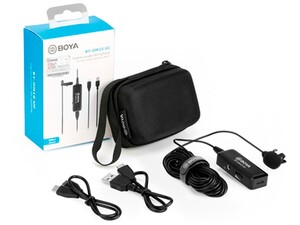 میکروفون با سیم یقه ای بویا BOYA BY-DM10 Microphone with Lightning and USB Type-A Cables