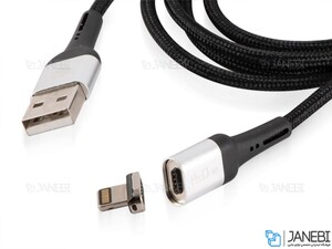 کابل مگنتی لایتنینگ پرووان ProOne M10 Magnetic Lightning Cable 1M