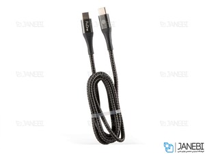 کابل شارژ سریع و انتقال داده تایپ سی به تایپ سی پرووان ProOne M12 Type-C to Type-C Cable 1M