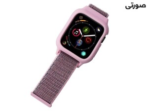 بند نایلونی اپل واچ سری 3/4/5 سایز 42/44 میلی متر پورودو Porodo iGuard Apple Watch 3/4/5 42/44mm Strap + ShockProof Case