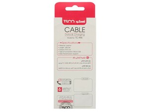 کابل میکرو یواس بی تسکو  TSCO TC A96 microUSB Cable 1m