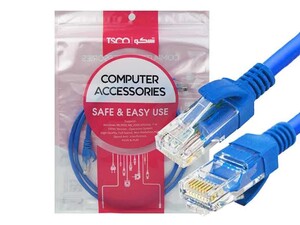 کابل شبکه تسکو TSCO TNC 510 CAT5 UTP LAN Cable 1m