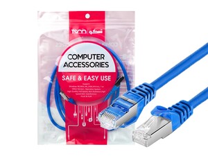 کابل شبکه تسکو TSCO TNC 603 CAT6 UTP LAN Cable 30cm