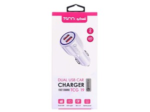 شارژر فندکی سریع تسکو TSCO TCG 19 Car Charger