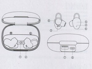 هدفون بلوتوث جویروم JOYROOM Larg-capacity Digital Display TWS earphone JR-TL2