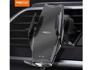 قیمت هولدر موبایل  شارژر بی سی مداخل خودرو رسی Recci wireless charging car holder RHO-C21